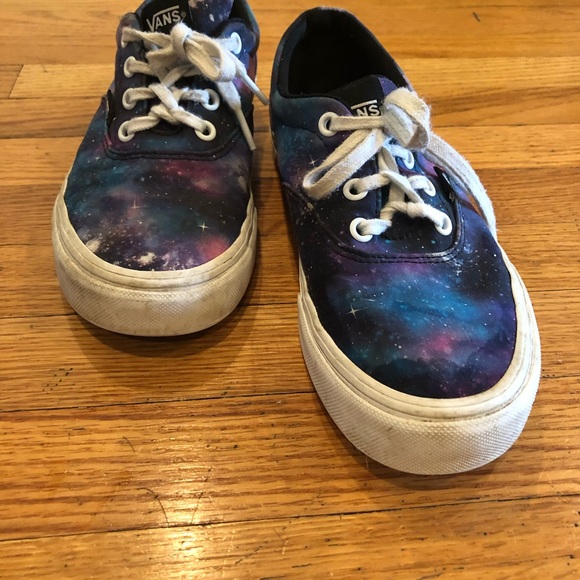 Women’s Vans cool galaxy design worn but no tears or stains. - Picture 3 of 5